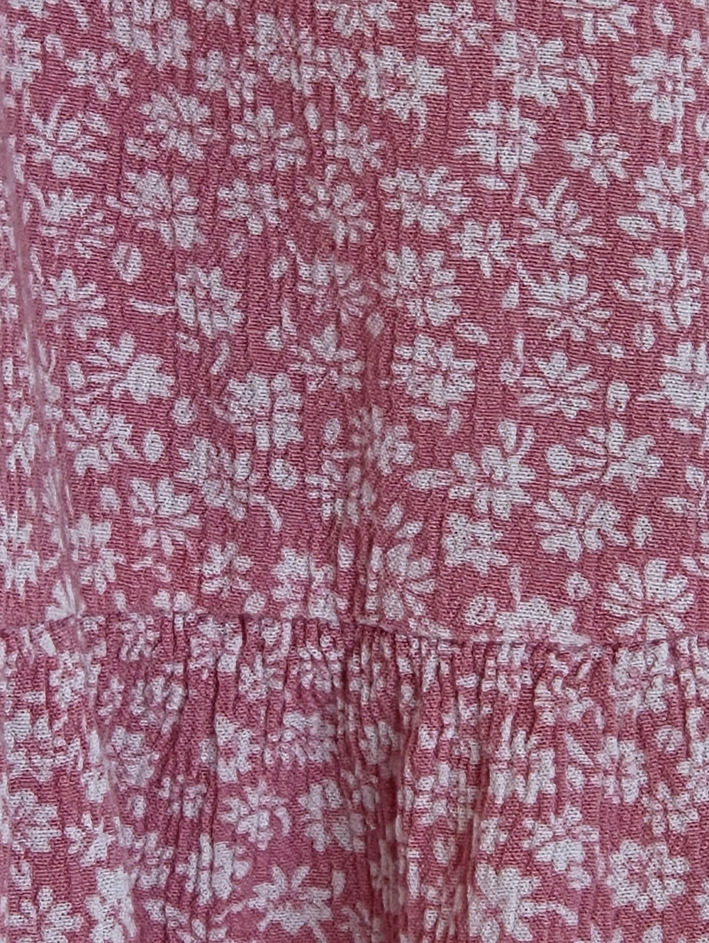 IN LOOM Ditsy Floral Mini Dress FLUTTER SLEEVE Smocked Bodice Lined M by In Loom - Picture 6 of 16